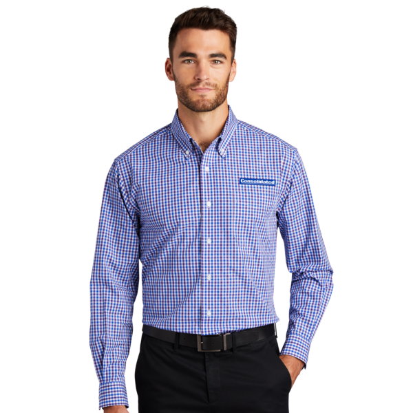 Men's Gingham Easy Care Shirt